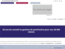 Tablet Screenshot of expertetfinance.fr